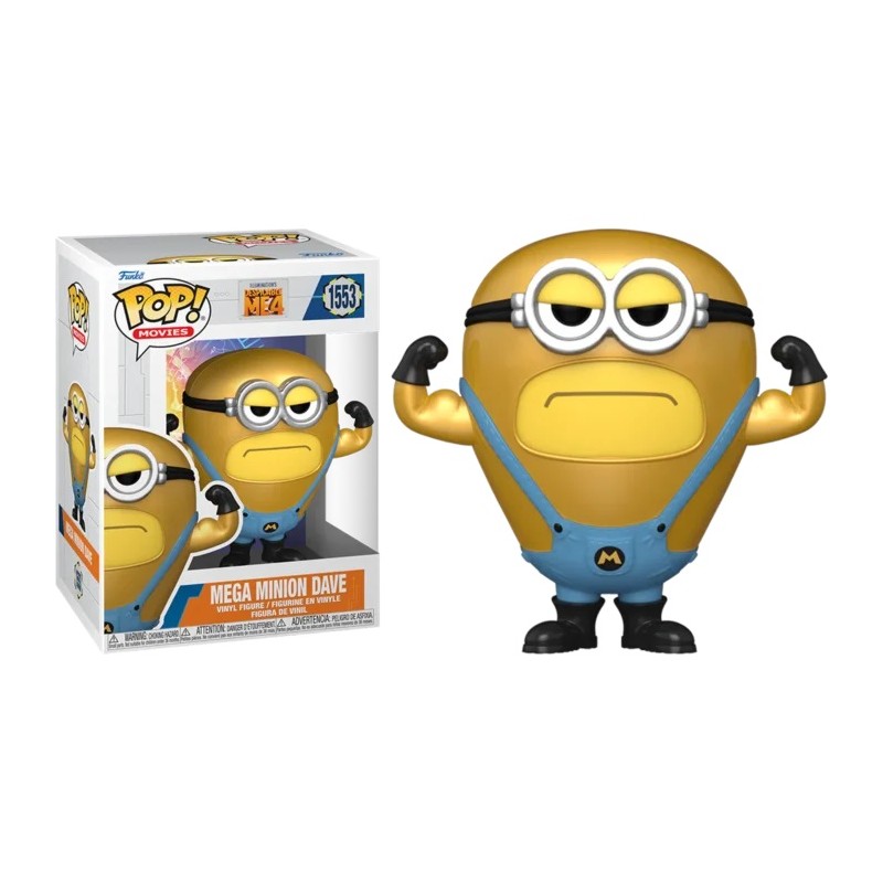 FUNKO POP! CATTIVISSIMO ME 4 MEGA MINION DAVE BOBBLE HEAD FIGURE FUNKO