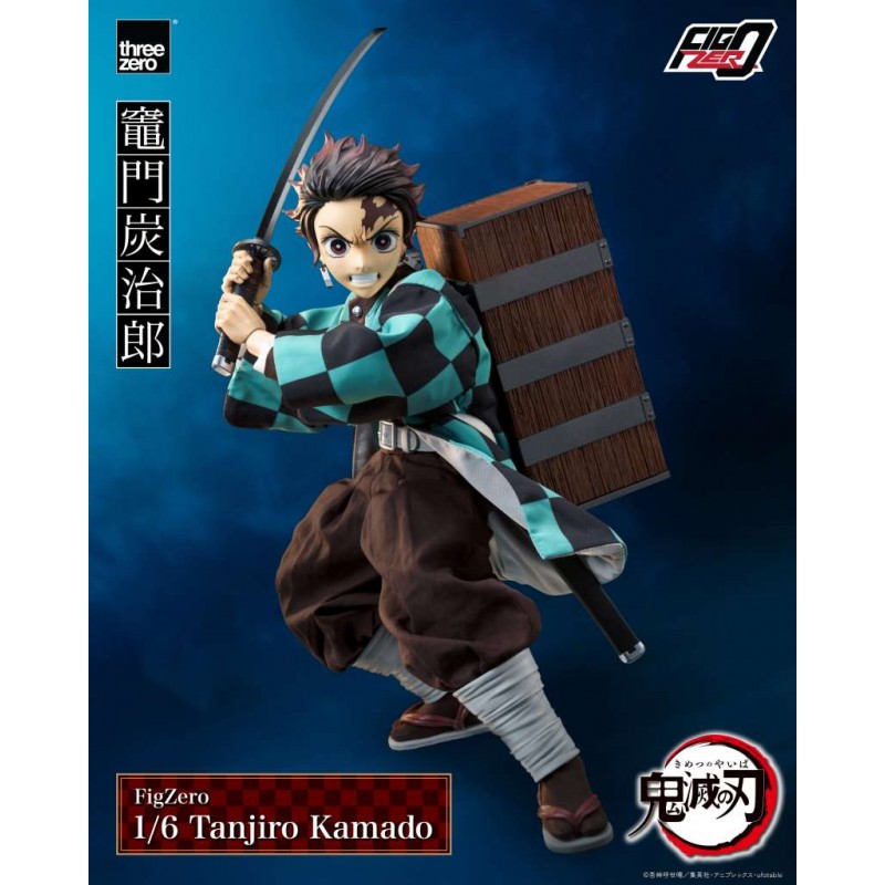 THREEZERO DEMON SLAYER TANJIRO KAMADO 1/6 FIGZERO ACTION FIGURE