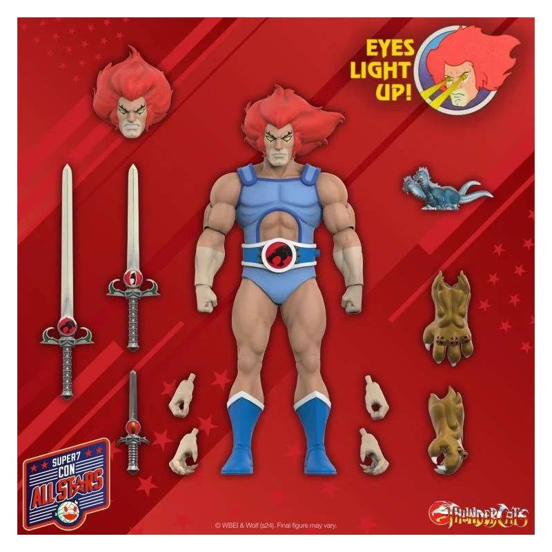 SUPER7 THUNDERCATS ULTIMATES LION-O LED EYES 18CM ACTION FIGURE