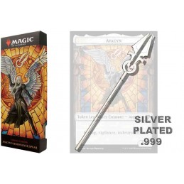 MAGIC THE GATHERING AVACYN'S MOONSILVER SPEAR REPLICA PLACCATA ARGENTO FANATTIK