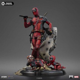 DEADPOOL & WOLVERINE ART SCALE DEADPOOL 1/10 STATUA FIGURE IRON STUDIOS