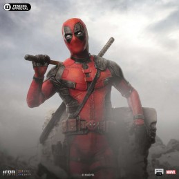 DEADPOOL & WOLVERINE ART SCALE DEADPOOL 1/10 STATUA FIGURE IRON STUDIOS