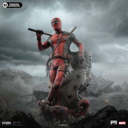 DEADPOOL & WOLVERINE ART SCALE DEADPOOL 1/10 STATUA FIGURE IRON STUDIOS