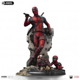 DEADPOOL & WOLVERINE ART SCALE DEADPOOL 1/10 STATUA FIGURE IRON STUDIOS