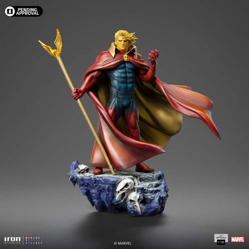 INFINITY GAUNTLET ART SCALE ADAM WARLOCK 1/10 STATUA FIGURE IRON STUDIOS