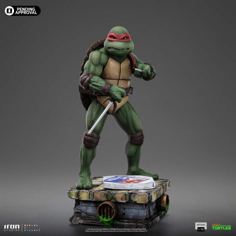 TEENAGE MUTANT NINJA TURTLES ART SCALE RAFFAELLO 1/10 STATUA FIGURE IRON STUDIOS