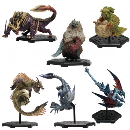 CAPCOM MONSTER HUNTER STANDARD MODEL PLUS BEST 19-20-21 RERUN SET 6 MINI FIGURES