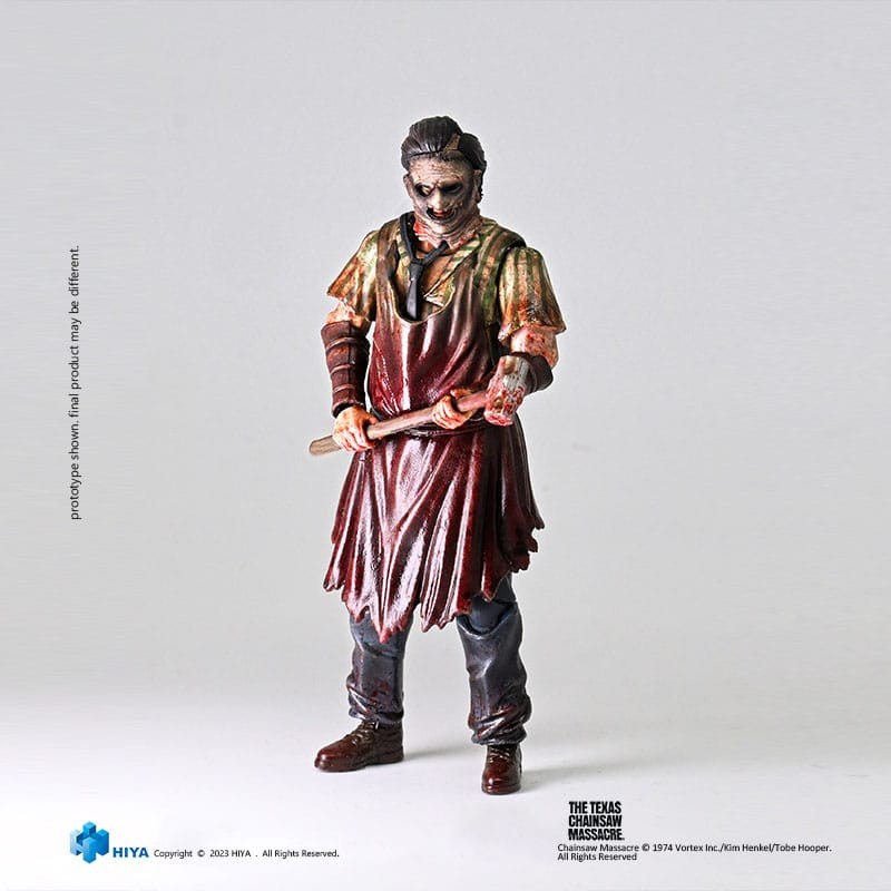 HIYA TOYS TEXAS CHAINSAW MASSACRE 2003 LEATHERFACE THOMAS HEWITT SLAUGHTER VER EXQUISITE MINI ACTION FIGURE