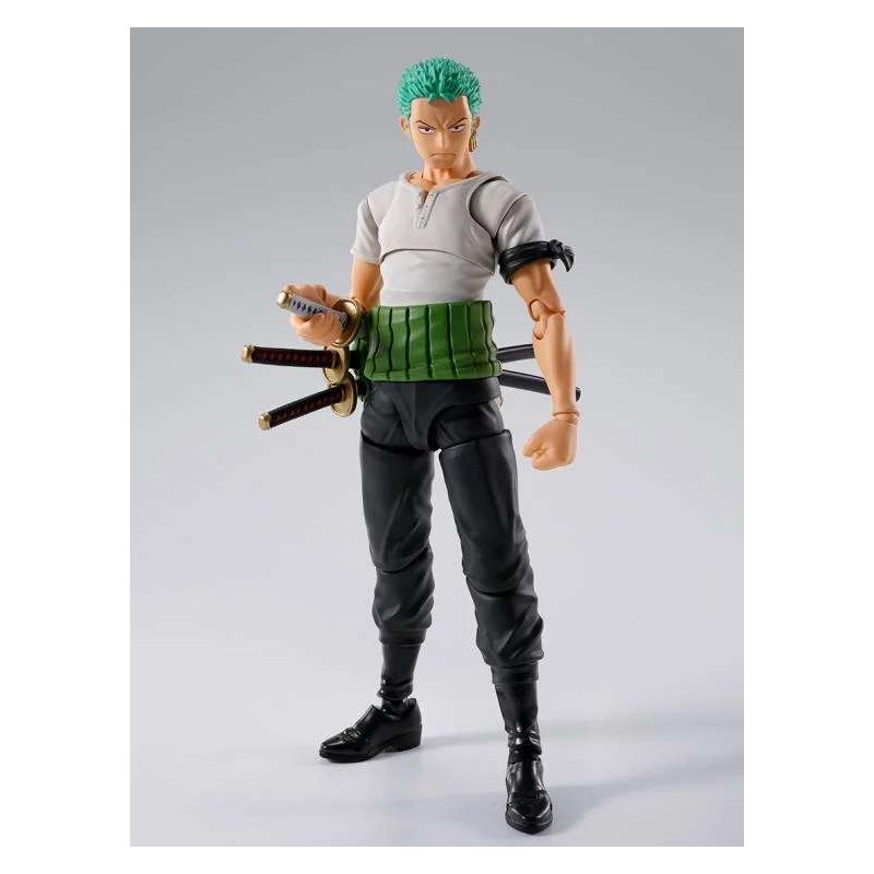 BANDAI ONE PIECE ROMANCE DAWN RORONOA ZORO SH FIGUARTS ACTION FIGURE