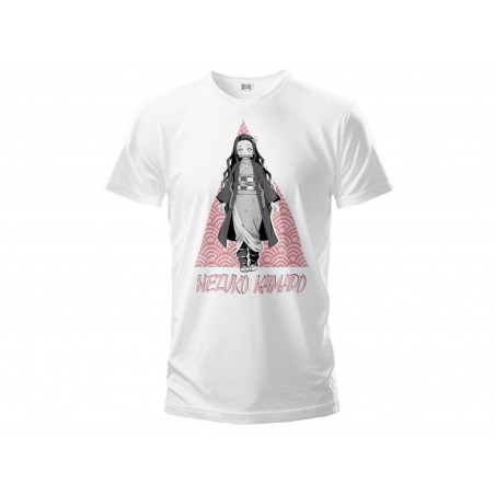 MAGLIA T SHIRT DEMON SLAYER NEZUKO WHITE