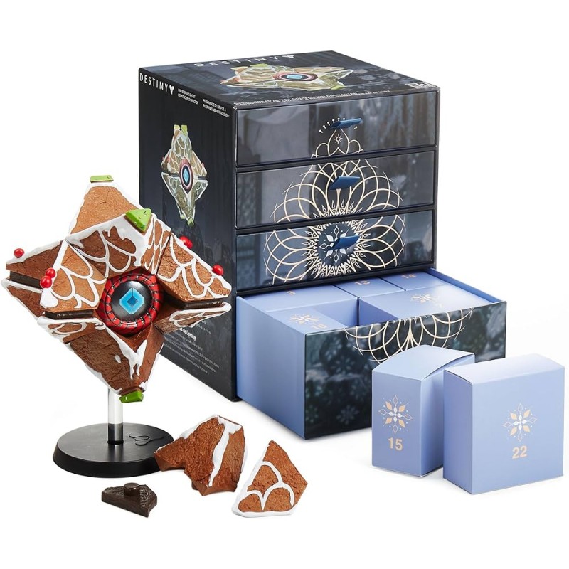 NUMSKULL DESTINY GINGERBREAD GHOST COUNTDOWN CHARACTER ADVENT CALENDAR MODEL KIT