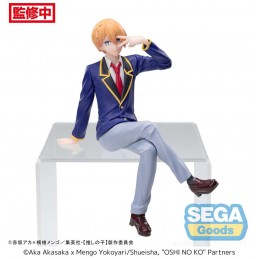 OSHI NO KO AQUA HOSHINO IN UNIFORM PM PERCHING FIGURE STATUA SEGA GOODS