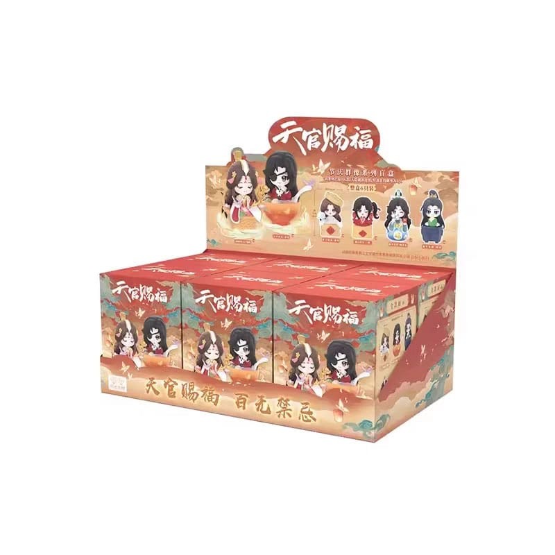 HEAVEN OFFICIAL'S BLESSING FESTIVAL GROUP PORTRAIT SERIES DISPLAY 6-PACK BOX MINI FIGURE RE-MENT