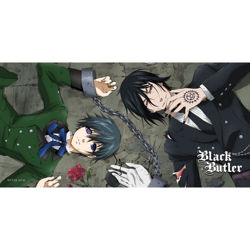 BLACK BUTLER CIEL X SEBASTIAN XXL DESK MAT TAPPETINO DA GIOCO SAKAMI MERCHANDISE