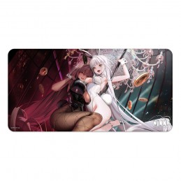 SAKAMI MERCHANDISE GODDESS OF VICTORY NIKKE BLANC AND NOIR XXL DESK MAT