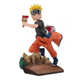 MEGAHOUSE NARUTO SHIPPUDEN NARUTO UZUMAKI GO GEM STATUE FIGURE WITH EXTRA HEAD