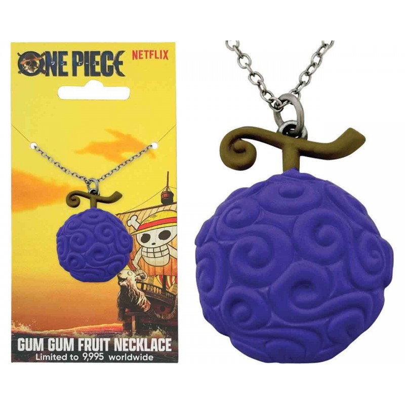 FANATTIK ONE PIECE GUM GUM FRUIT NECKLACE REPLICA