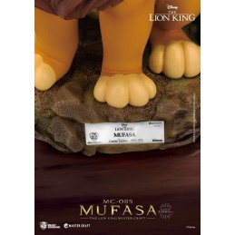 IL RE LEONE MUFASA MASTER CRAFT STATUA RESINA FIGURE BEAST KINGDOM