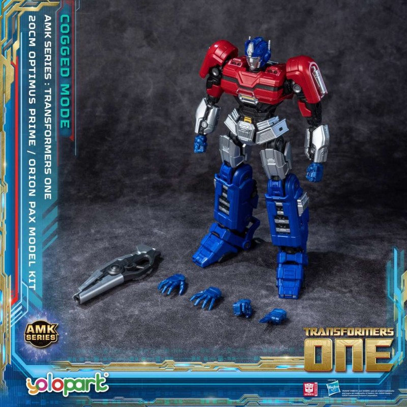 YOLOPARK TRANSFORMERS ONE COGGED MODE OPTIMUS PRIME MODEL KIT ACTION FIGURE