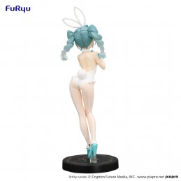 HATSUNE MIKU RURUDO WHITE BICUTE BUNNIES FIGURE STATUA FURYU