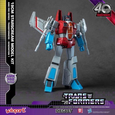 TRANSFORMERS GENERATION ONE AMK PRO SERIES STARSCREAM MODEL KIT 20CM ACTION FIGURE