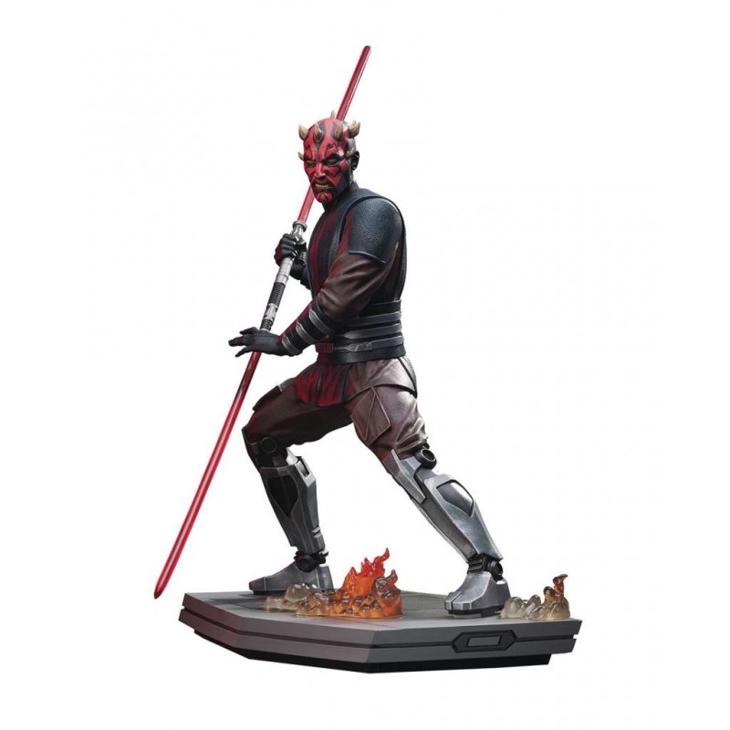 STAR WARS MILESTONES CLONE WARS DARTH MAUL 30CM STATUA FIGURE DIAMOND SELECT