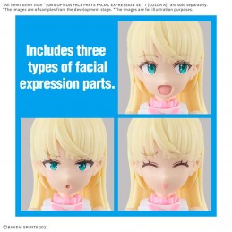 30MS OPTION FACE PARTS FACIAL EXPRESSION SET 7 COLOR A MODEL KIT BANDAI