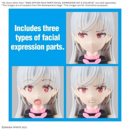 30MS OPTION FACE PARTS FACIAL EXPRESSION SET 8 COLOR B MODEL KIT BANDAI