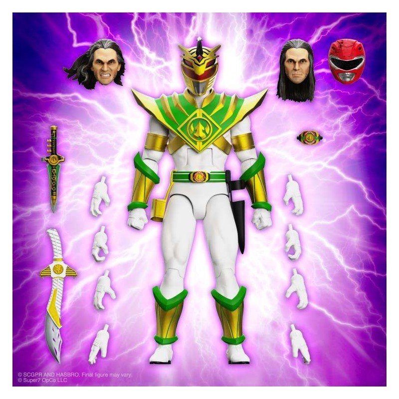 SUPER7 MIGHTY MORPHIN POWER RANGERS ULTIMATES LORD DRAKKON 17CM ACTION FIGURE