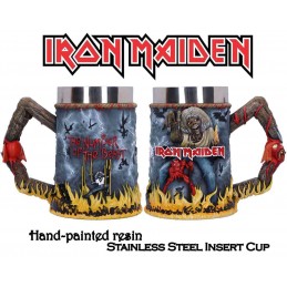 IRON MAIDEN THE NUMBER OF THE BEAST TANKARD RESIN BOCCALE NEMESIS NOW