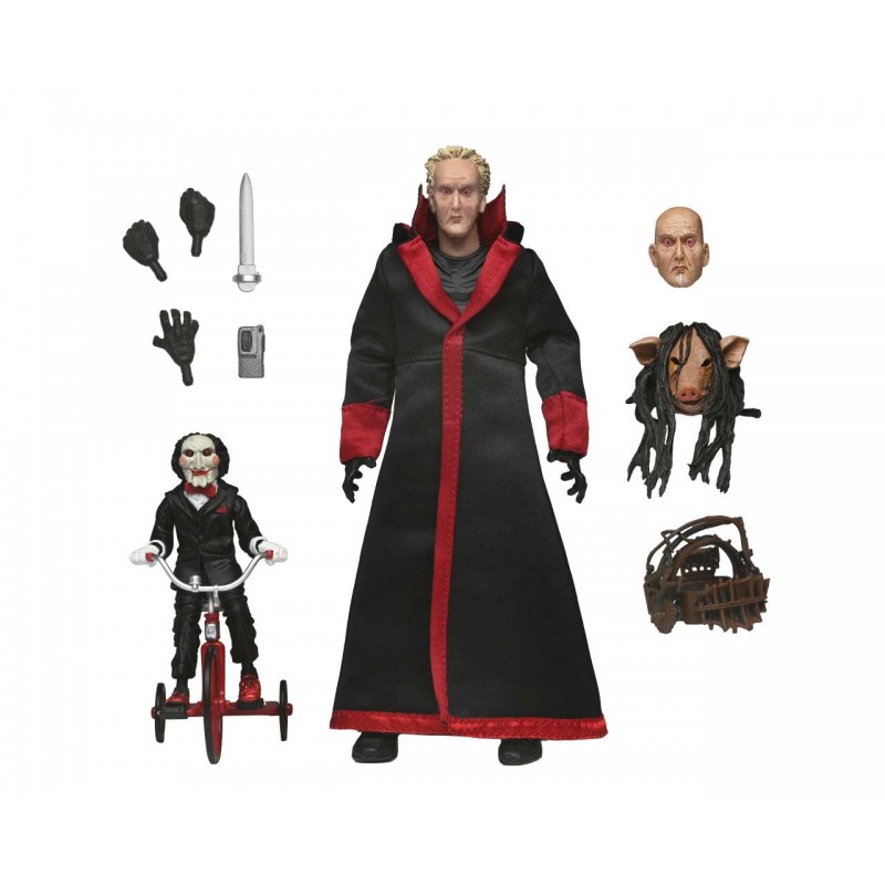 SAW L'ENIGMISTA ULTIMATE JIGSAW KILLER BLACK ROBE ACTION FIGURE NECA