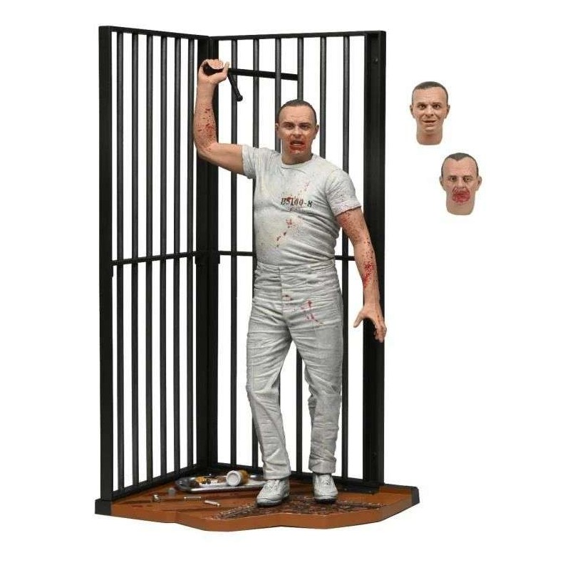 IL SILENZIO DEGLI INNOCENTI HANNIBAL LECTER PRISON ESCAPE ACTION FIGURE NECA