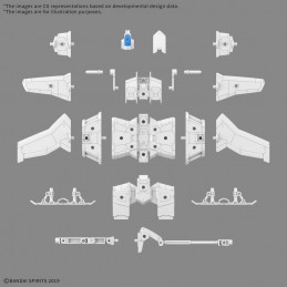 30MM EXTENDED ARMAMENT VEHICLE WING MOBILE MODEL KIT BANDAI