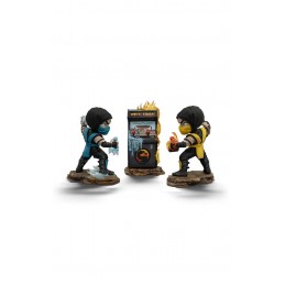 MORTAL KOMBAT MINICO SCORPION VS SUBZERO ARCADE SET FIGURE STATUA IRON STUDIOS