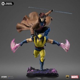 X-MEN 97 WOLVERINE AND GAMBIT ART SCALE DELUXE 1/10 STATUA FIGURE IRON STUDIOS