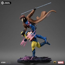 X-MEN 97 WOLVERINE AND GAMBIT ART SCALE DELUXE 1/10 STATUA FIGURE IRON STUDIOS