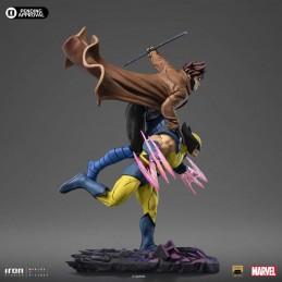 IRON STUDIOS X-MEN 97 WOLVERINE AND GAMBIT ART SCALE DELUXE 1/10 STATUE FIGURE