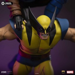 X-MEN 97 WOLVERINE AND GAMBIT ART SCALE DELUXE 1/10 STATUA FIGURE IRON STUDIOS