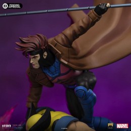 X-MEN 97 WOLVERINE AND GAMBIT ART SCALE DELUXE 1/10 STATUA FIGURE IRON STUDIOS