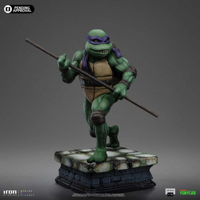 TEENAGE MUTANT NINJA TURTLES ART SCALE DONATELLO 1/10 STATUA FIGURE IRON STUDIOS