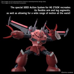 BANDAI HG GUNDAM SEED FREEDOM VERSION Z'GOK 1/144 MODEL KIT FIGURE