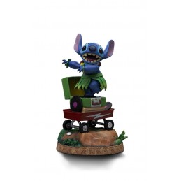 LILO AND STITCH HULA STITCH ART SCALE 1/10 STATUA FIGURE IRON STUDIOS