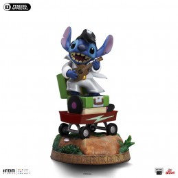 LILO AND STITCH KING OF ROCK STITCH ART SCALE 1/10 STATUA FIGURE IRON STUDIOS