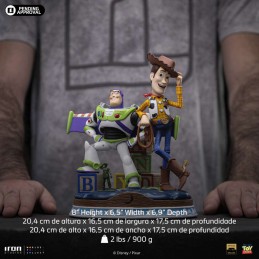 TOY STORY BUZZ AND WOODY ART SCALE 1/10 DELUXE STATUA FIGURE IRON STUDIOS