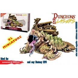 ARCHON STUDIO DUNGEONS AND LASERS DRAGON TURTLE THE TERRIFYING TERRAPIN XL MINIATURE FIGURE