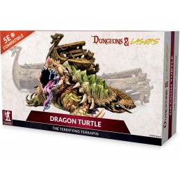 DUNGEONS AND LASERS DRAGON TURTLE THE TERRIFYING TERRAPIN XL MINIATURA FIGURE ARCHON STUDIO