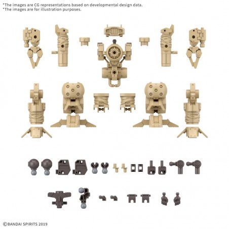 30MM OPTION PARTS SET 18 ARM/LEG UNIT MODEL KIT