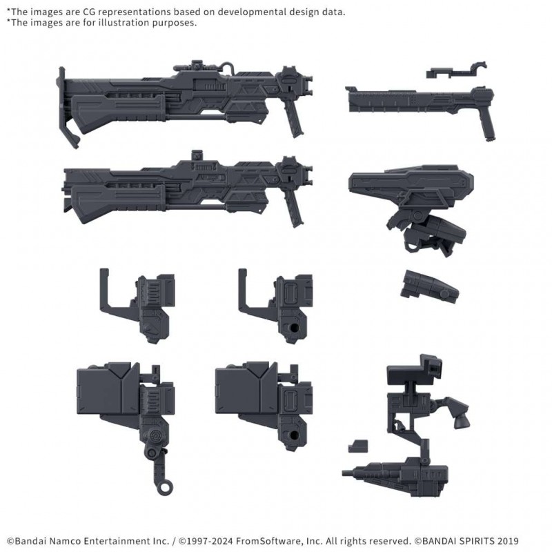 30MM OPTION PARTS SET ARMORED CORE VI WEAPON SET 3 MODEL KIT BANDAI 30MM OPTION PARTS SET ARMORED CORE VI WEAPON SET 3 MODEL KIT BANDAI