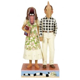 BEETLEJUICE ADAM AND BARBARA STATUA FIGURE ENESCO