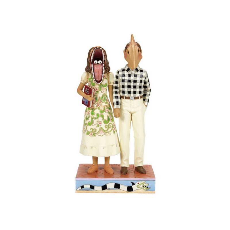 BEETLEJUICE ADAM AND BARBARA STATUA FIGURE ENESCO